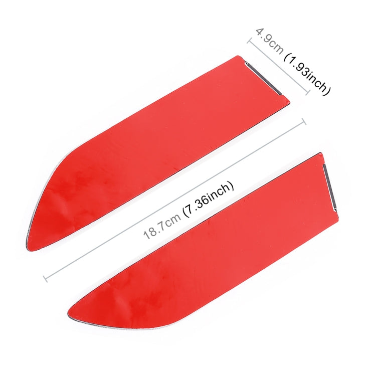 2 PCS Car Side Air Intake Flow Vent Fender Decorative Stickers Cover, Side Air Intake Flow Vent Cover
