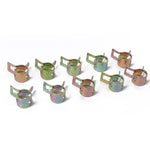 10 PCS 11mm Car Spring Clip Fuel Line Hose Clip Water Pipe Air Tube Clamp Fastener, 10 PCS 11mm