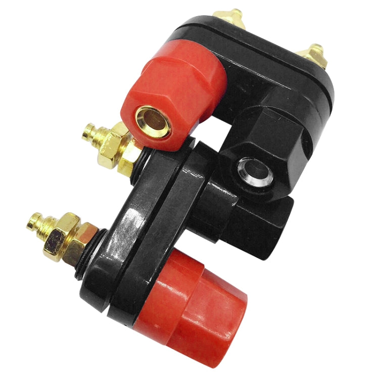 5 PCS Car Double Terminals Red Black Hexagon Connector Amplifier Terminal Speaker Plug Jack