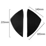 Car Carbon Fiber Front Door Slot Panel Decorative Sticker for Mercedes-Benz W204 C Class 2007-2013, Front Door Slot
