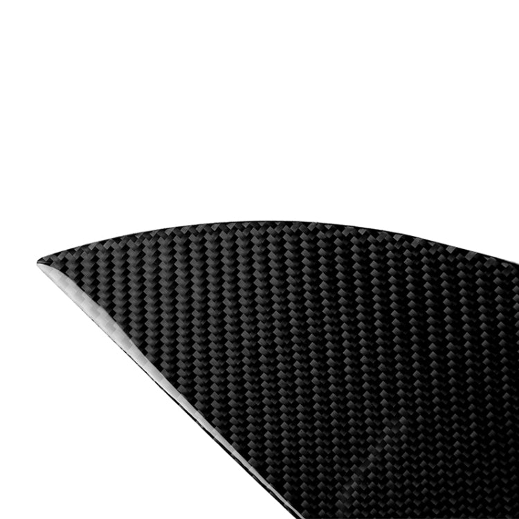 Car Carbon Fiber Front Door Slot Panel Decorative Sticker for Mercedes-Benz W204 C Class 2007-2013, Front Door Slot