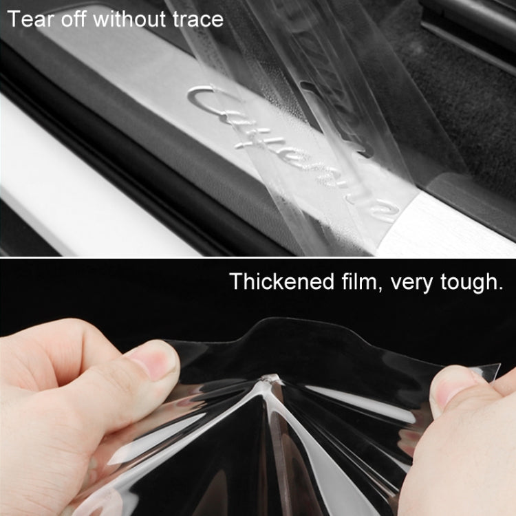 Universal Car Door Invisible Anti-collision Strip Protection Guards Trims Stickers Tape, Size: 10cm x 5m, Size: 10cm x 5m