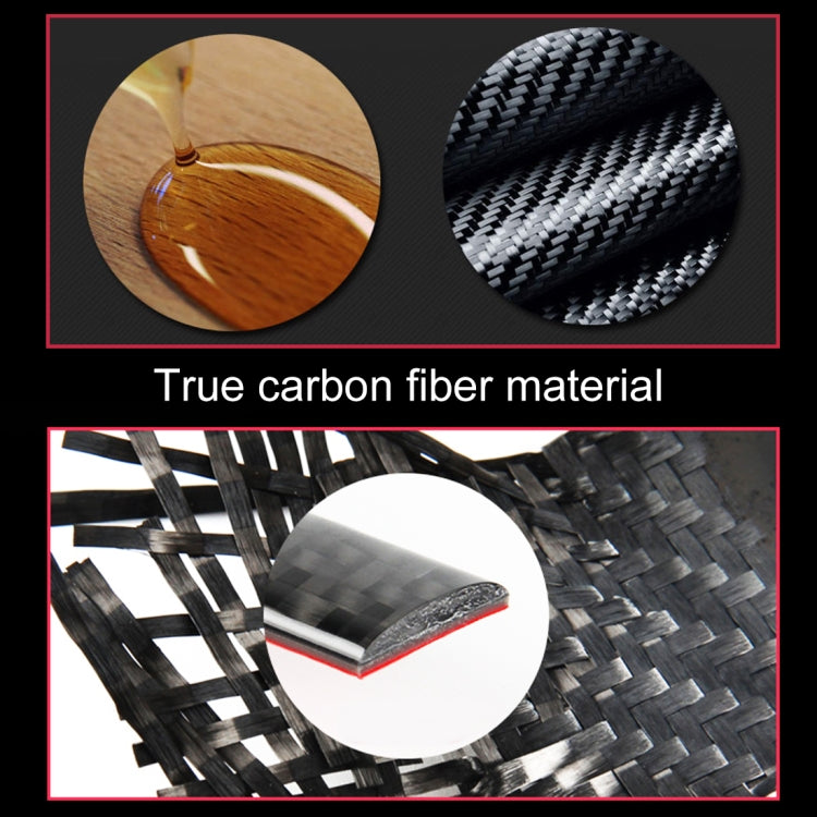 Car Carbon Fiber Front Passenger Seat Armrest Box Switch Decorative Sticker for Volkswagen Touareg, Front Passenger Seat Armrest Box Switch