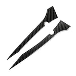2 PCS Car Carbon Fiber Rearview Mirror Bumper Strip Decorative Sticker for BMW G30 (2018-2019) / G11 (2016-2019), Right Drive with Camera, Rearview Mirror Right Drive with Camera