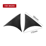 Car Carbon Fiber Hatchback Rear Wing Side Spoiler Lip for Mazda Axela 2014-2018, Rear Wing Side Spoiler Lip