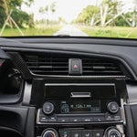 Car Carbon Fiber Central Control Air Outlet Below Decorative Sticker for Honda Tenth Generation Civic 2016-2019, Left Drive, Central Control Air Outlet Below