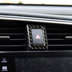 Car Carbon Fiber Double Flash Frame Decorative Sticker for Honda Tenth Generation Civic 2016-2019, Double Flash Frame