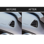 2 PCS Car Carbon Fiber Instrument Air Outlet Decorative Sticker for Chevrolet Camaro 2017-2019, Instrument Air Outlet