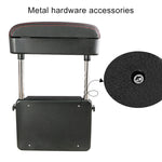 2 PCS Universal Car PU Leather Wrapped Armrest Box Cushion Car Armrest Box Mat with Storage Box, 2pcs(Black), 2pcs (Black Red), 2pcs(Black White), 2pcs(Beige), 2pcs(Brown)