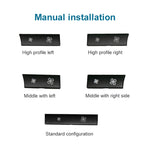 Car Wind Power Switch Air Conditioning Air Volume Button for BMW 5 Series 2011-2017 / 7 Series 2009-2015, Right High Configuration, Right High Configuration