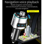 BC42 Bluetooth 5.0 Multi-function Car Colorful Atmosphere Lamp MP3 Player, Support TF Card & U Disk & FM, BC42