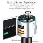 BC42 Bluetooth 5.0 Multi-function Car Colorful Atmosphere Lamp MP3 Player, Support TF Card & U Disk & FM, BC42