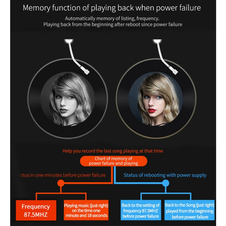 BC42 Bluetooth 5.0 Multi-function Car Colorful Atmosphere Lamp MP3 Player, Support TF Card & U Disk & FM, BC42