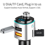 BC42 Bluetooth 5.0 Multi-function Car Colorful Atmosphere Lamp MP3 Player, Support TF Card & U Disk & FM, BC42