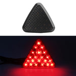 ضوء خلفي LED مثلثي على شكل X للدراجة / الدراجة الجبلية، نمط X