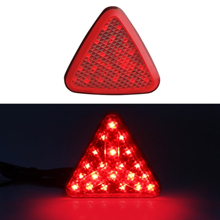 ضوء خلفي LED مثلثي على شكل X للدراجة / الدراجة الجبلية، نمط X