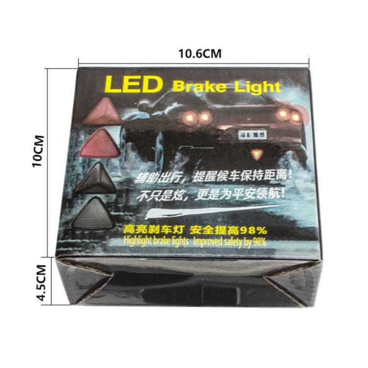 ضوء خلفي LED مثلثي على شكل X للدراجة / الدراجة الجبلية، نمط X