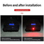 ضوء خلفي LED مثلثي على شكل Y للدراجة / الدراجة الجبلية، نمط Y