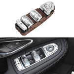 Car Auto Electronic Window Master Control Switch Button for Mercedes-Benz C Class W205 2015-2021, For Mercedes-Benz C Class (Black), For Mercedes-Benz C Class (Beige), For Mercedes-Benz C Class (Brown)
