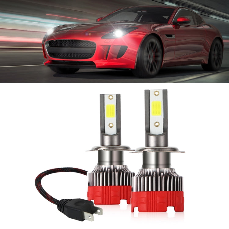 2 PCS EV18 H7 DC9-30V 20W 6000K 2500LM Car LED Headlight Lamps, EV18-H7