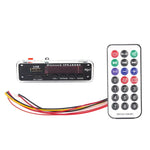 Car 5V Color Screen Audio MP3 Player Decoder Board FM Radio SD Card USB, with Bluetooth Function & Remote Control, 5V