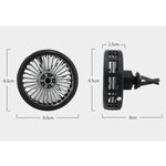 F203A Portable Car Air Outlet Electric Cooling Fan, F203A
