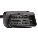 16PIN Male OBD Cable Opening Line OBD 2 Extension Cable for Car Diagnostic Scanner, Cable Length: 30cm, 30cm