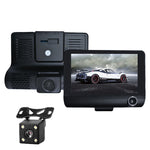 3 in 1 4 inch 170 Degree Wide Angle Night Vision HD 1080P Video Car DVR, Support Motion Detection / G-Sensor, 4 inch