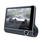 3 in 1 4 inch 170 Degree Wide Angle Night Vision HD 1080P Video Car DVR, Support Motion Detection / G-Sensor, 4 inch