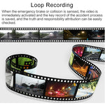 3 in 1 4 inch 170 Degree Wide Angle Night Vision HD 1080P Video Car DVR, Support Motion Detection / G-Sensor, 4 inch