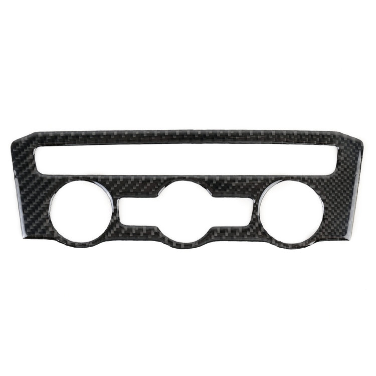 Car Carbon Fiber Air Conditioning Panel Decorative Sticker for Volkswagen Tiguan L 2019-2021, High Configuration, Air Conditioning Panel, High Configuration