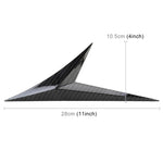 Modified Fender Side Wing Sticker Blade Side Shark Gill Car Body Decorative Sticker for Honda 10th Generation Civic, Carbon Fiber, Carbon Fiber