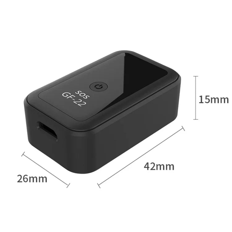 GF22 Car GPS Tracking Anti-theft Device Magnetic Positioning Adsorption Anti Lost Device Voice Control Recordable, GF22