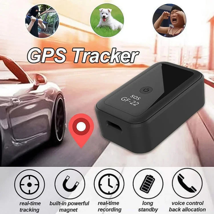 GF22 Car GPS Tracking Anti-theft Device Magnetic Positioning Adsorption Anti Lost Device Voice Control Recordable, GF22
