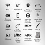 D110 Car Android Navigation Machine Support Mobile Phone Interconnection / Steering Wheel Control, 2GB+64GB, D110 10.1-Inch