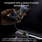 C12 Multifunctional Car Dual USB Charger Bluetooth FM Transmitter with Atmosphere Light, C12