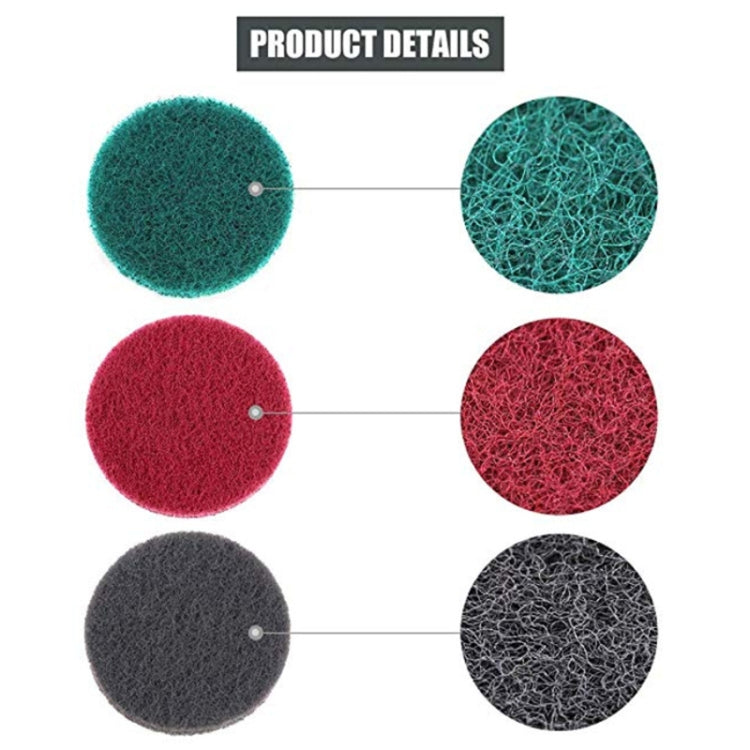 13 in 1 4 inch Sponge Scouring Pad Floor Wall Window Glass Cleaning Descaling Electric Drill Brush Head Set, 13 in 1
