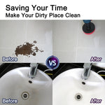 14 in 1 4 inch Sponge Scouring Pad Floor Wall Window Glass Cleaning Descaling Electric Drill Brush Head Set, Random Color Delivery, 14 in 1