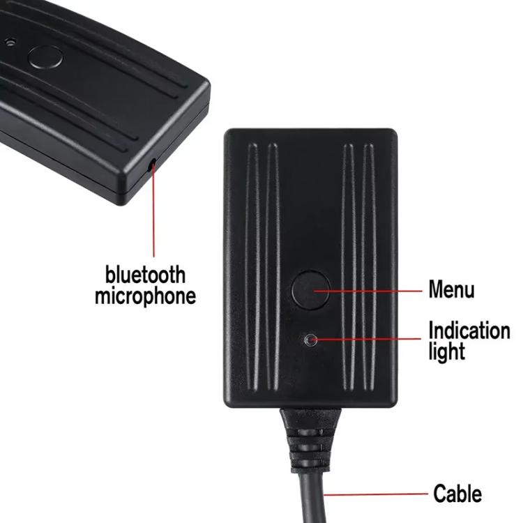 Car Bluetooth Music AUX Audio Cable + MIC for Audi / Volkswagen, For Audi / Volkswagen(MIC)