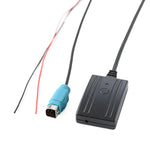 Car AUX Wireless Bluetooth Music Audio Cable + MIC Phone Control Change Song for Alpine KCE-236B 9870/9872, For Alpine KCE-236B 9872