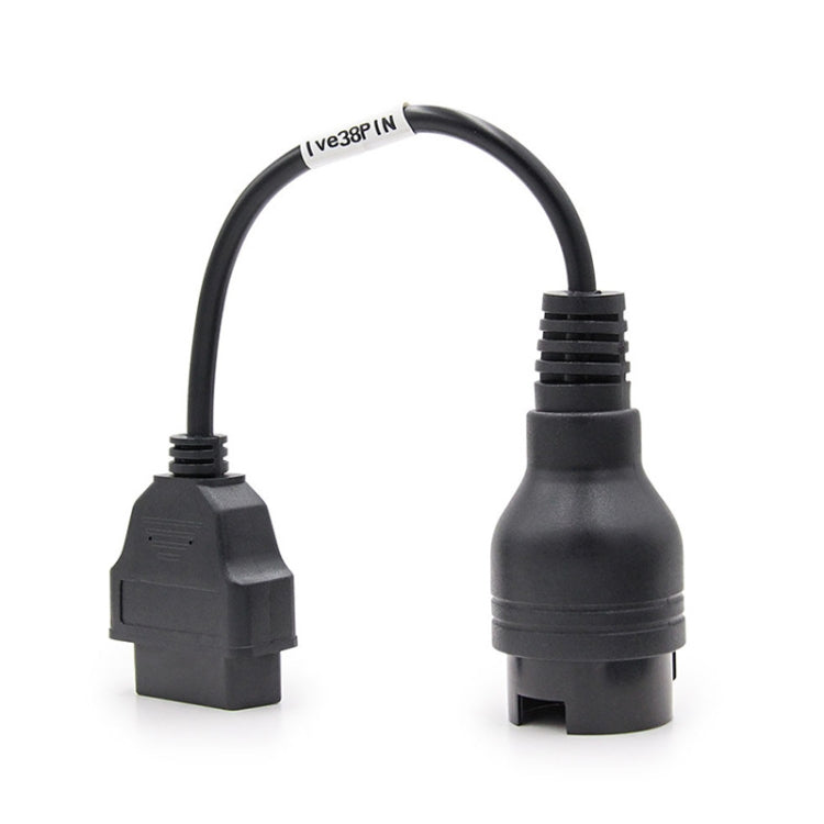 38Pin to 16Pin Truck OBD2 Conversion Cable OBDII Diagnostic Adapter Cable for Iveco, 38Pin to 16Pin for Iveco