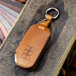 Hallmo Car Cowhide Leather Key Protective Cover for KIA, For KIA (Black), For KIA (Blue), For KIA (Brown)