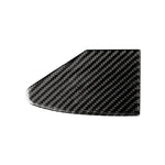 Carbon Fiber Car Charging Port Panel Decorative Sticker for Tesla Model X, Suitable for Left Driving, Charging Port Panel