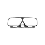 Carbon Fiber Car Central Control Air Outlet Frame Decorative Sticker for Volkswagen Scirocco 2009-2016,Left and Right Drive Universal, Central Control Air Outlet Frame