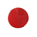Carbon Fiber Car Fuel Tank Cap Decorative Sticker for Toyota Tundra 2014-2018,Left and Right Drive Universal, Fuel Tank Cap