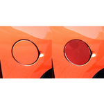 Carbon Fiber Car Fuel Tank Cap Decorative Sticker for Toyota Tundra 2014-2018,Left and Right Drive Universal, Fuel Tank Cap