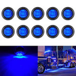 10 PCS MK-009 3/4 inch Car / Truck 3LEDs Side Marker Indicator Lights Bulb Lamp, MK-009(Red Light), MK-009(Blue Light), MK-009(Green Light), MK-009(White Light), MK-009(Yellow Light)