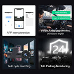 Car WiFi Single Camera Hidden 360 Degree Rotation Car Driving Recorder, WiFi Single Camera