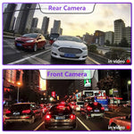 Front and Rear Dual Camera HD InfraredNight Vision Car Dash Cam Driving Recorder, Front and Rear