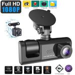 A1 3-lens Video HD Night Vision Car Driving Recorder, with Rear View Camera, A1